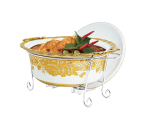 Vicenza Wadah Saji Bulat Motif Gemini CR681